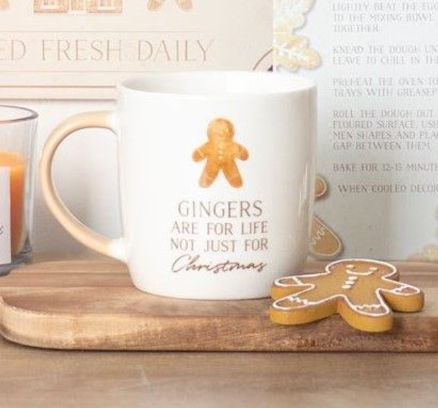 Gingers Are For Life Christmas Mug