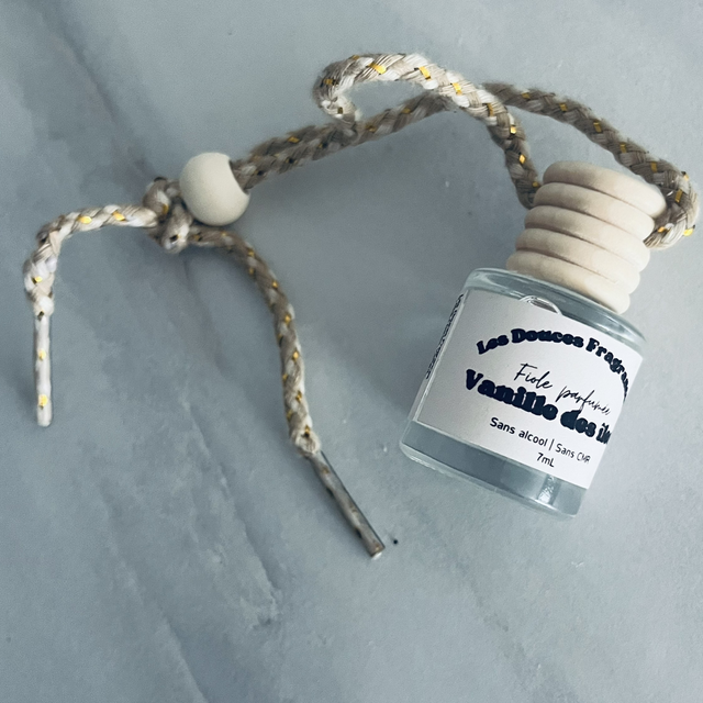 Fiole parfumée pour voiture | Vanille des îles