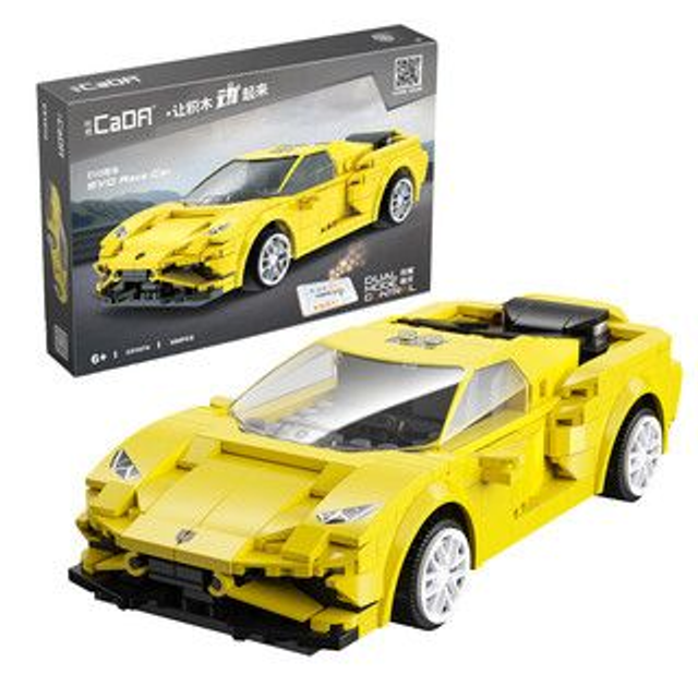 Yellow Evo Sports Car - 289 pcs Item No. C51074W