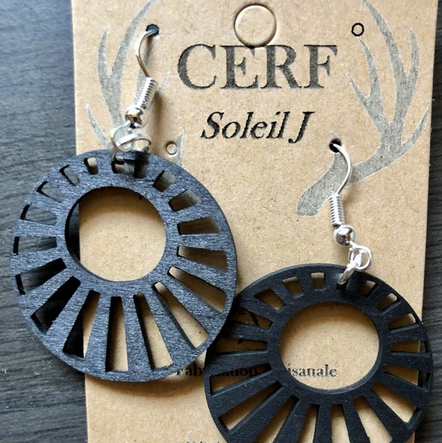 Boucles d'oreilles Soleil J