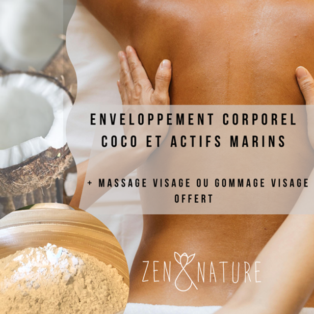 ENVELOPPEMENT CORPOREL (+ massage visage ou gommage visage offert)