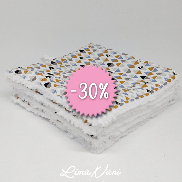 MAKA – Lot de 5 lingettes lavables pour une routine beauté responsable