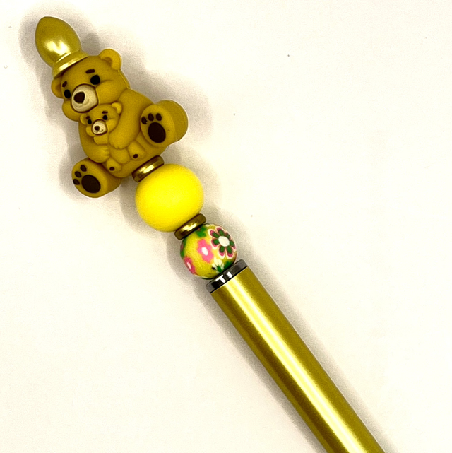 S21 - Stylo ours marron clair