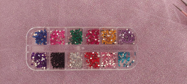 Strass multi couleur 