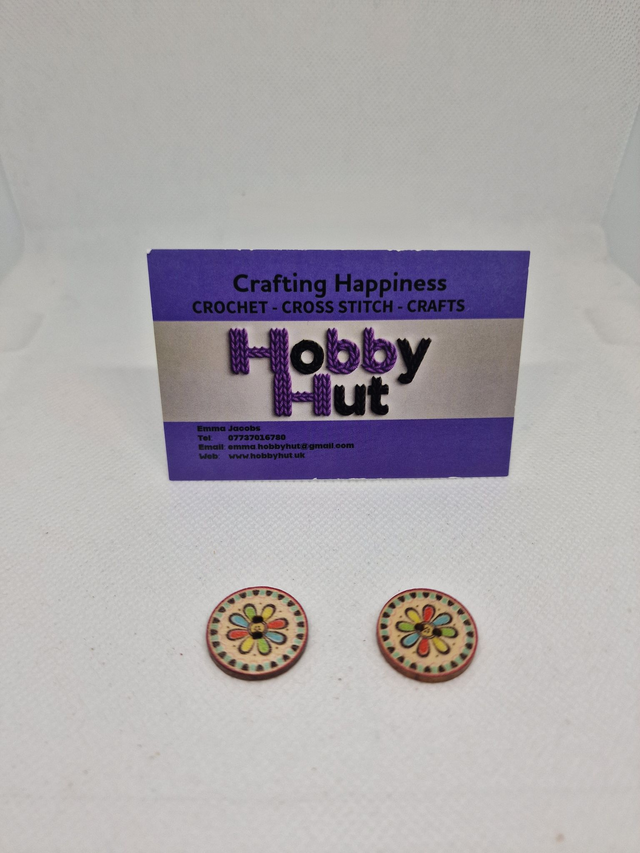 Vintage Style Buttons (25) 2cm