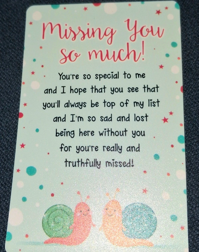 Wallet Card Keepsake