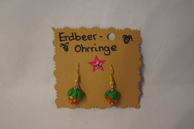 Ohrringe "Erdbeere"