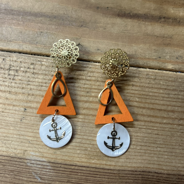 BOUCLES D’OREILLES MARINE