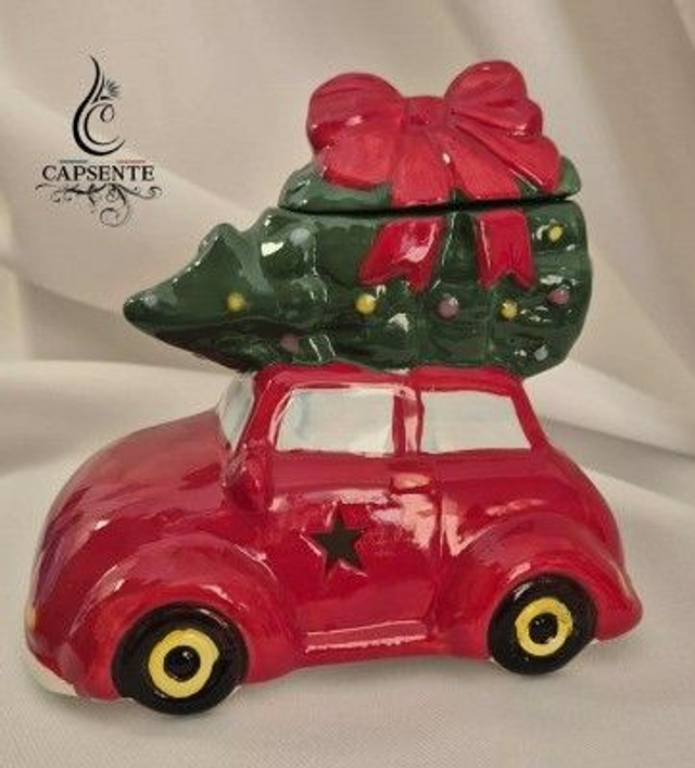 Brûleur voiture rouge vintage