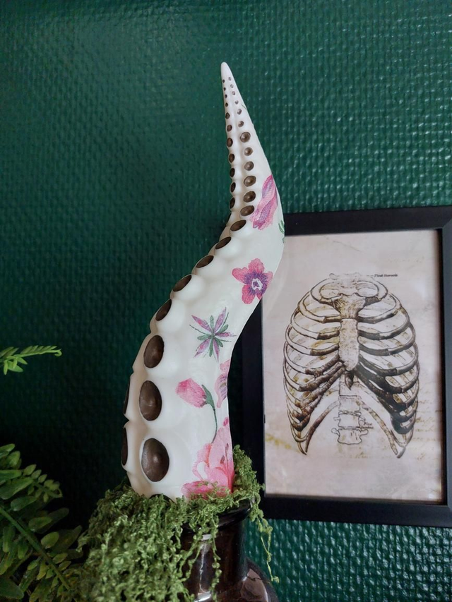 Tentacule rose déco pour plante 