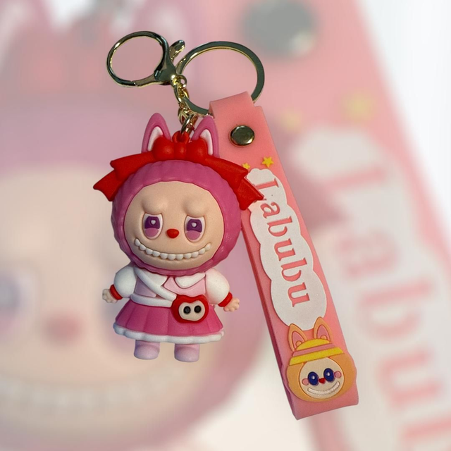 0654 - Labubu - roze - roze rokje