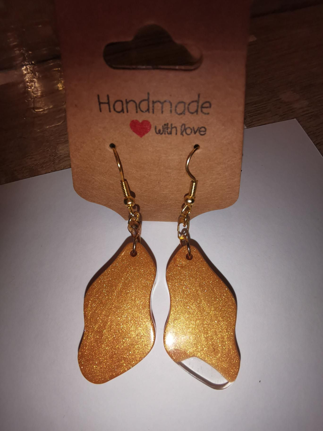 Boucles d&#039;oreilles miel