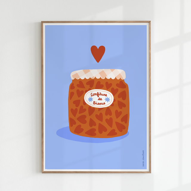 Confiture de bisous - Affiche
