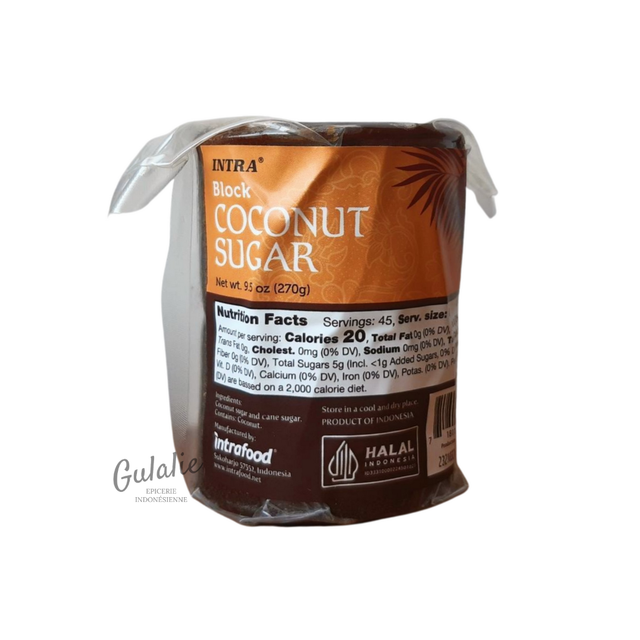 INTRA Gula Jawa - Sucre de Coco 270gr DDM 20-3-25