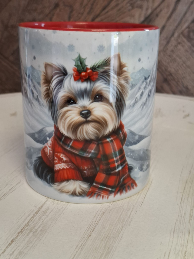 Mug rouge Noël york