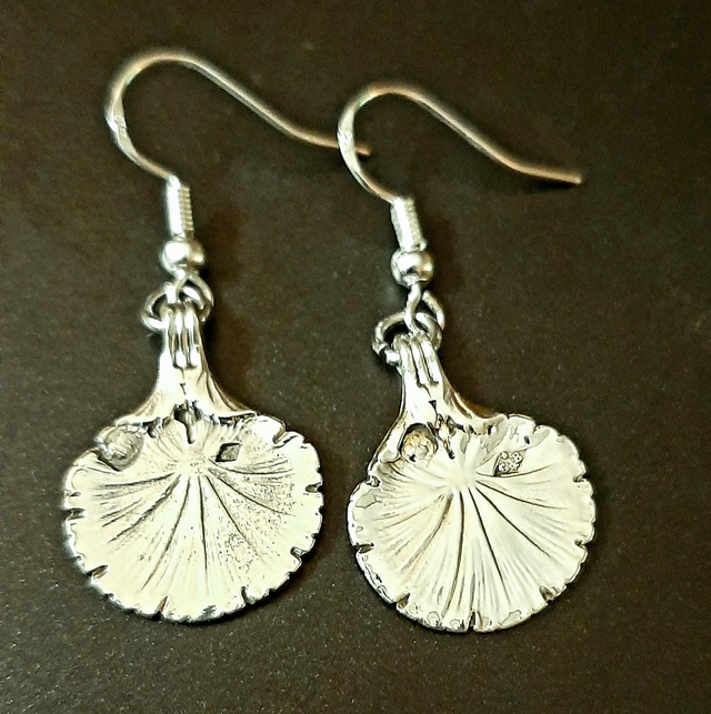 Boucles d'oreilles en argent massif Collection Coquillage