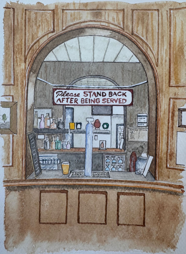 29. Coburg RSL Please Stand Back After Being Served (framed)