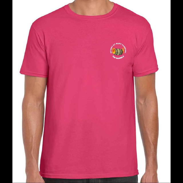 T Shirt Adult Barrel Pink