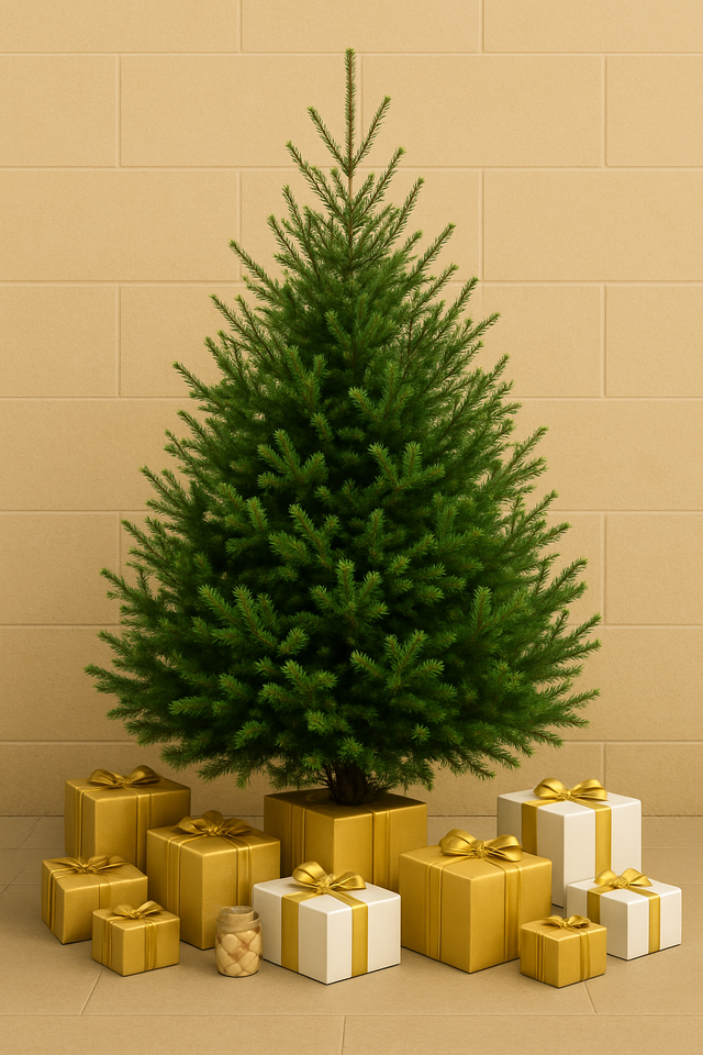 Norway Spruce Cut Tree