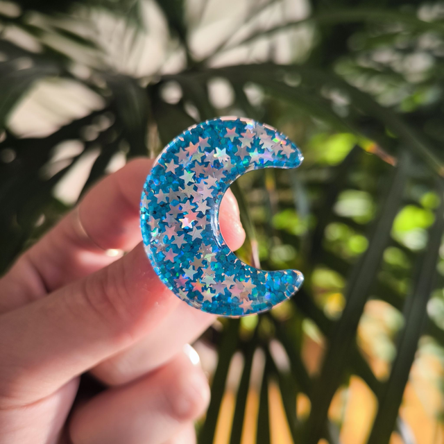 Mini pins - Lune bleue