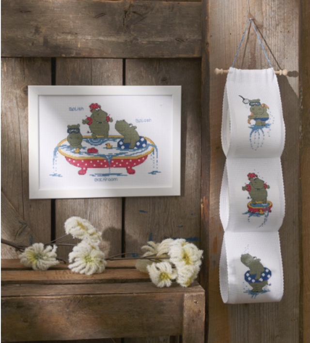 Hippo Toilet Roll Holder by Permin of Copenhagen 