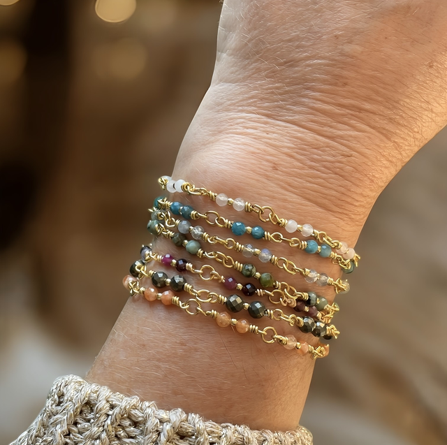 Bracelet Minimaliste en perles naturelles