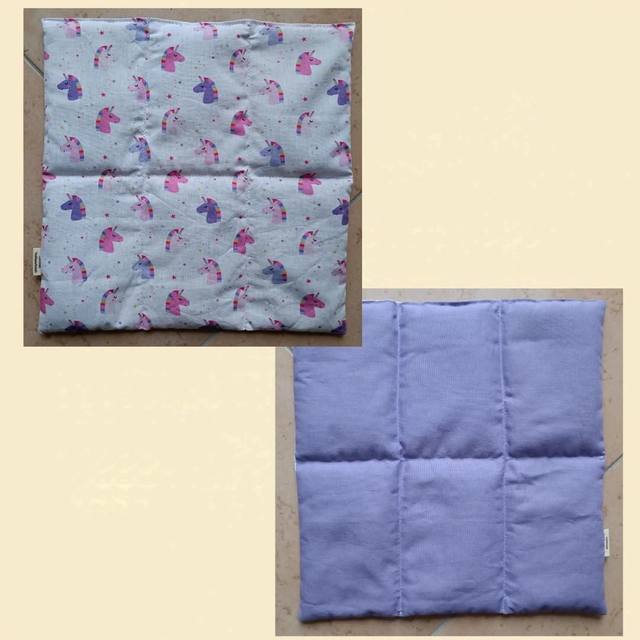 Rapskissen, Wärmekissen mit Rapssamen, 25×25cm