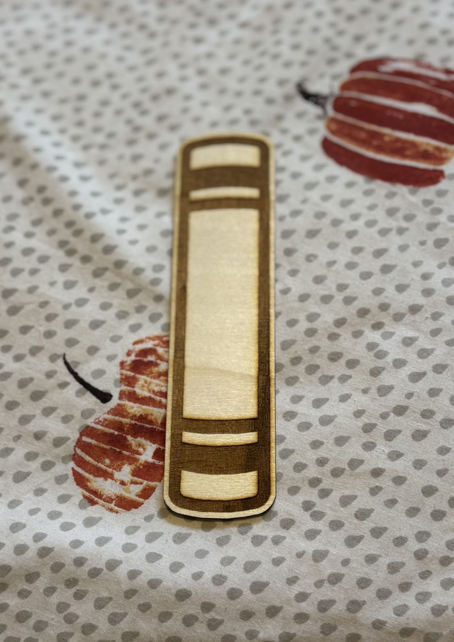 Book Spine Wooden Bookmark | Perfect for a Personalised Gift