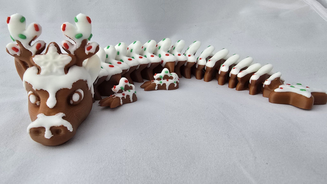 Dragon pain d'épice glaçé