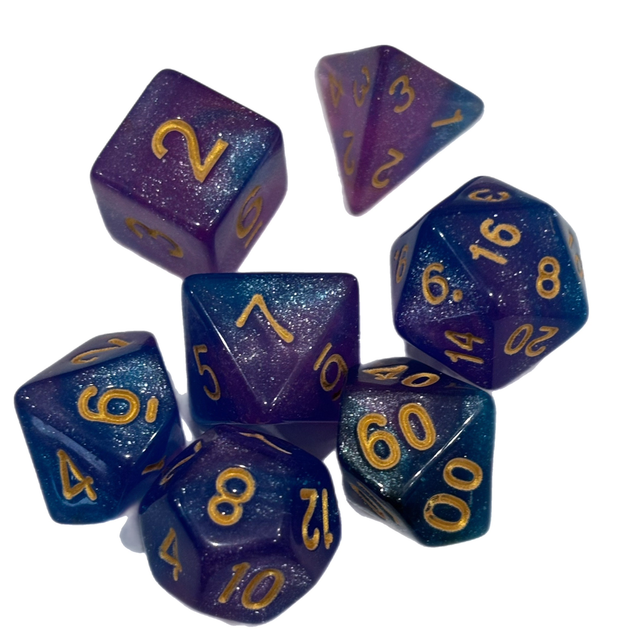 Dés -Set de 7 formes