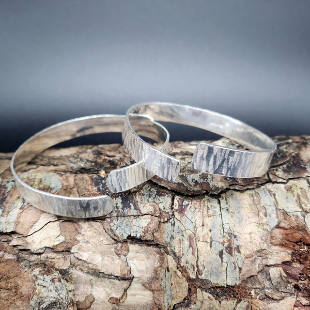 Textured Cuff Bangle