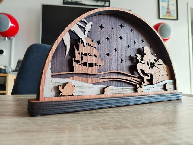 Diorama le rêve d&#039;une Sirène