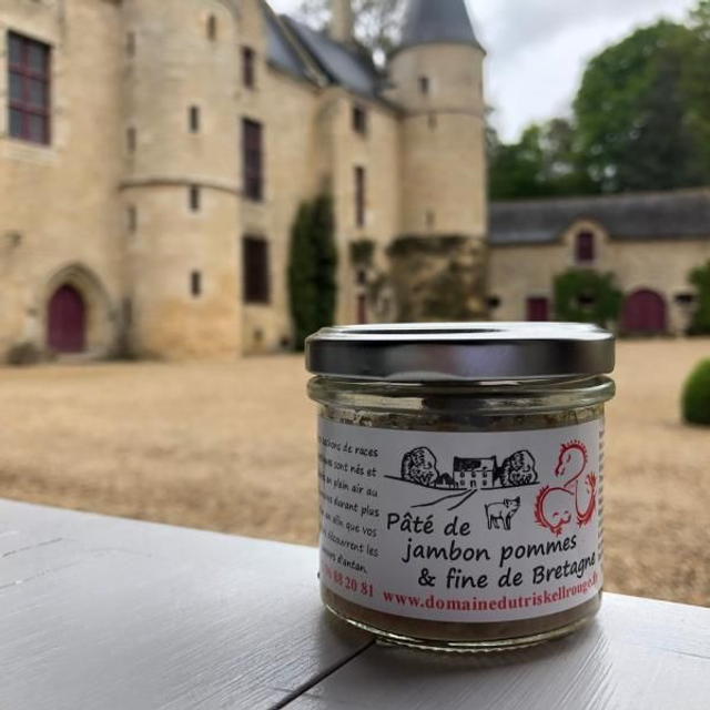 Pâté de jambon pommes et fines de bretagne 90g