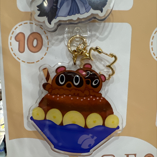 Timmy &amp; Tommy Twin Chocolate Bingsu Double sided Acrylic Keyring