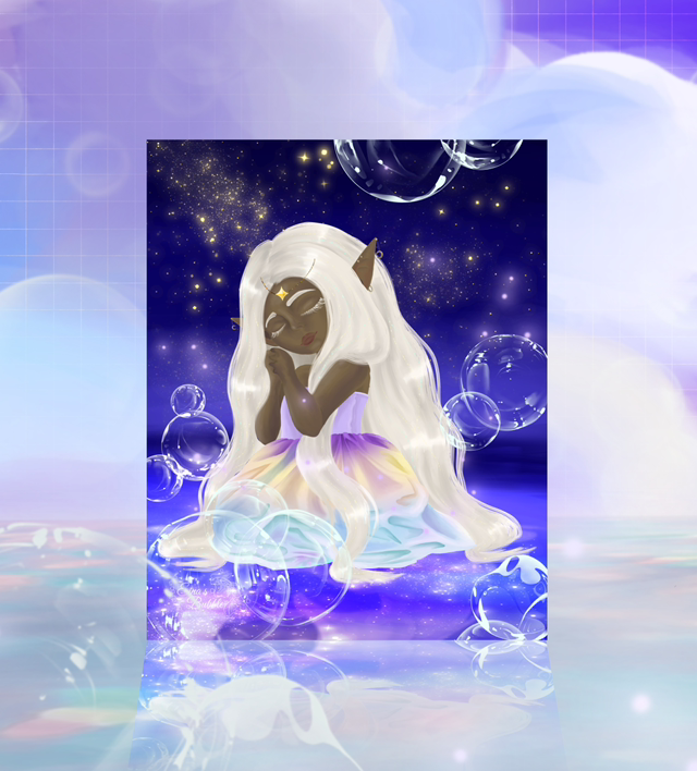 Illustration « Eina’s Bubble mini moi » dreamy Eina 