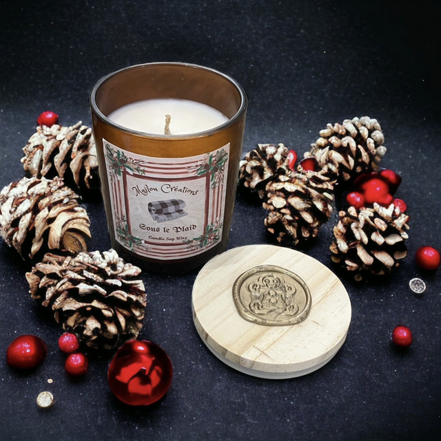 Bougies avec bouchon en bois - Senteurs d'hiver