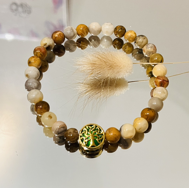 Agate Crazy Lace 6 mm – Joie & Énergie positive