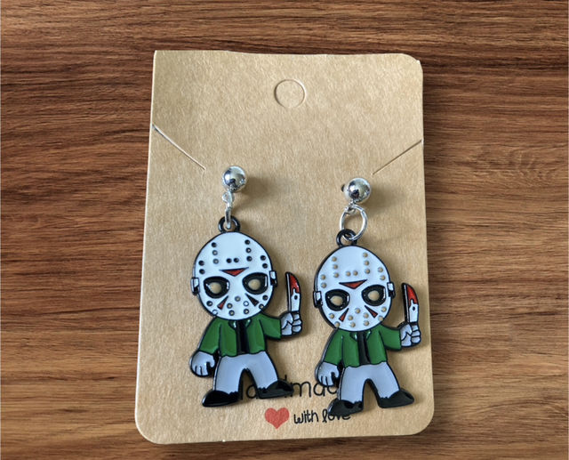 Jason Voorhees Earrings 