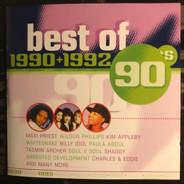 Various ‎– Best Of 90's (1990+1992) Audio CD