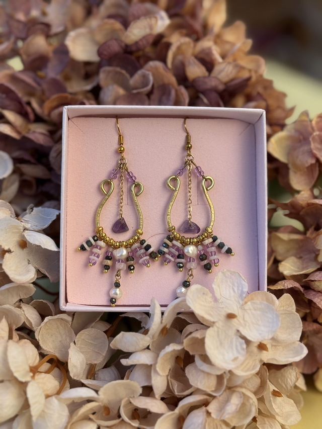 Boucles d'oreilles Lunéa 