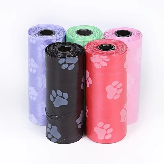 10 Rolls/150pcs, Dog Poop Bag, Random Color