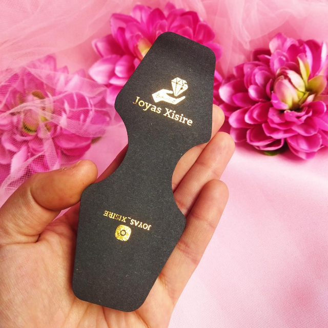 50 soportes para collar  opalina color aplicación foil