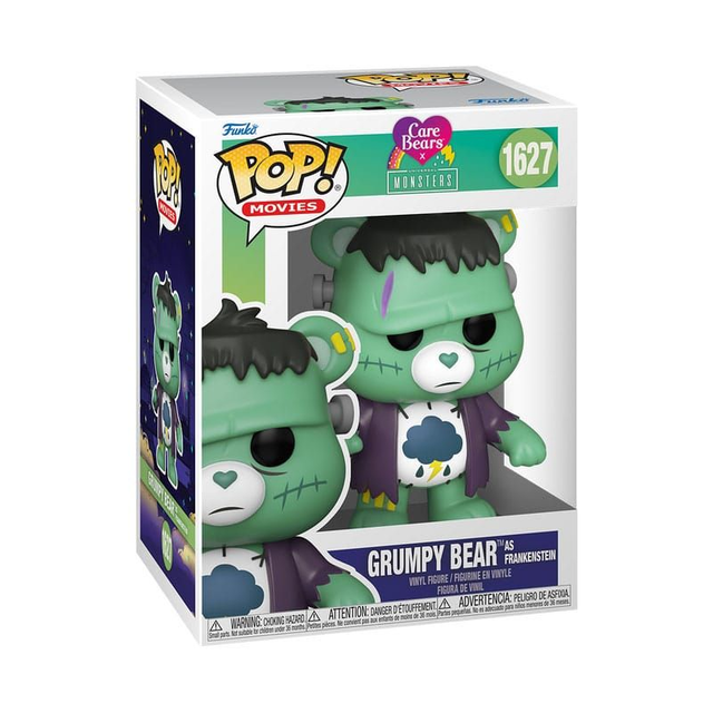Funko - Care Bears x Universal Monsters Grumpy Bear Frankenstein 9 cm POP!