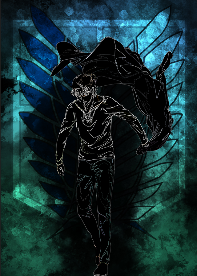  Poster Eren Jaeger (chad version) 