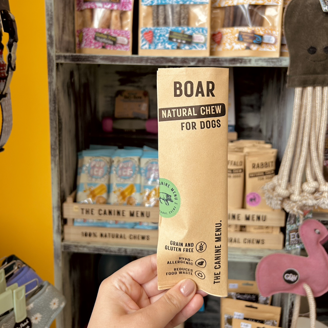 The Canine Menu Boar Dog Chews