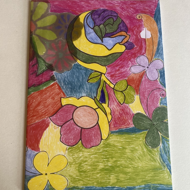 Notebook - A5 plain pages, cover artwork by Edwina 