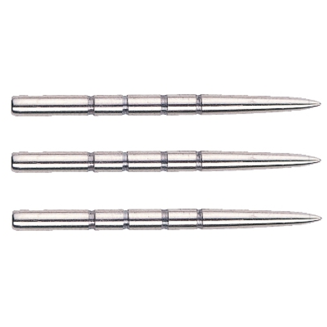 UNICORN FINGER GRIP SILVER REPLACEMENT DART POINTS 35mm 054722780153
