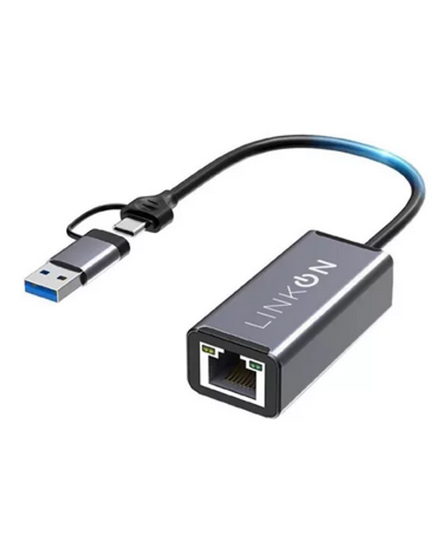 Adaptador Usb C+usb 3 A Rj45