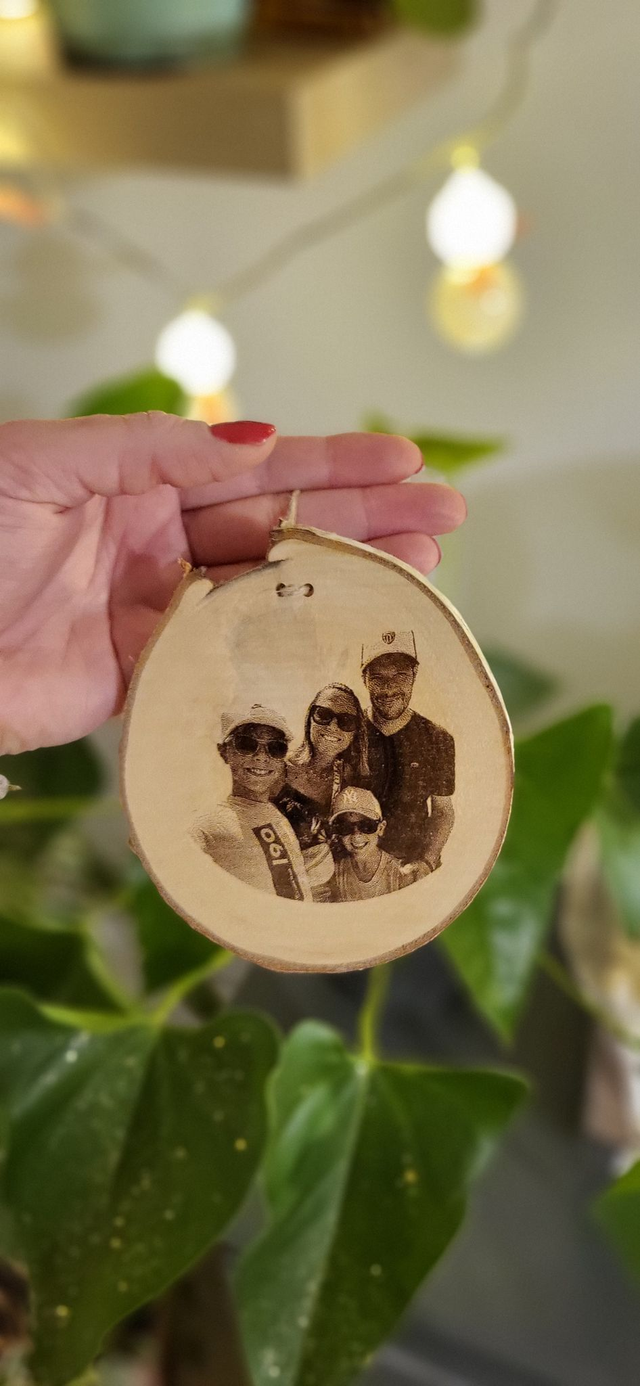 Créations en bois personnalisées - gravure photo petits formats