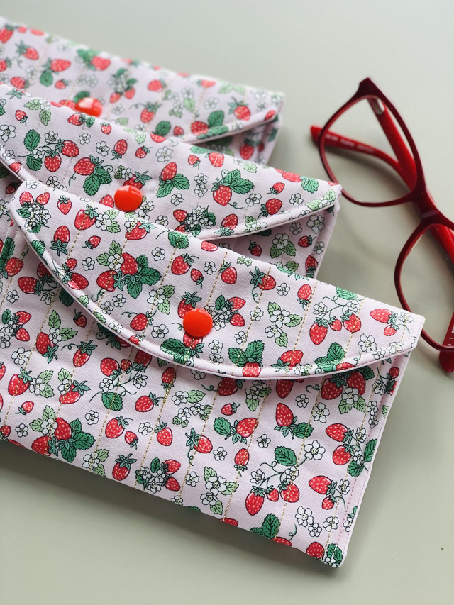 Soft padded glasses case 